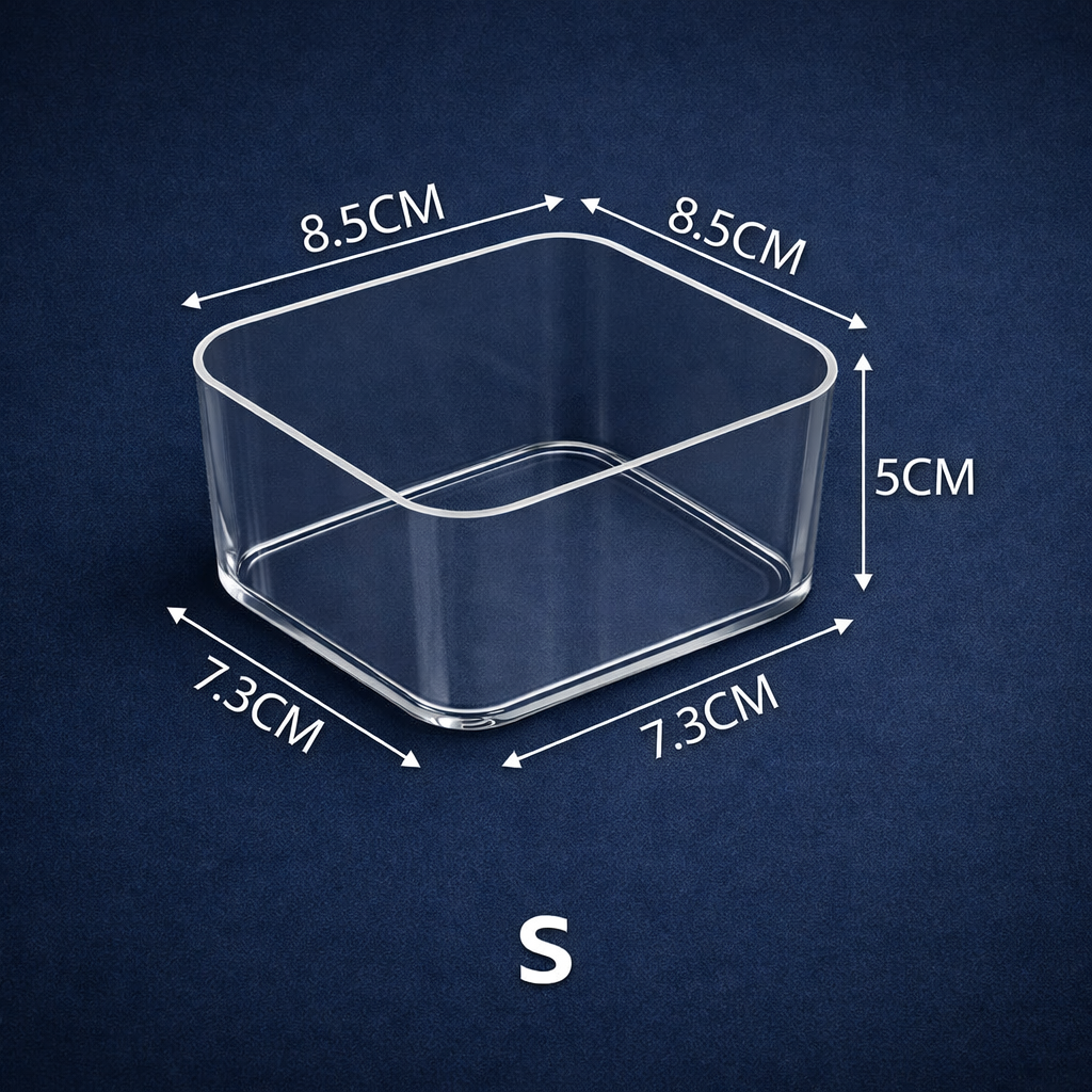 HADI Storage Boxes – Clear Edition (4pcs)