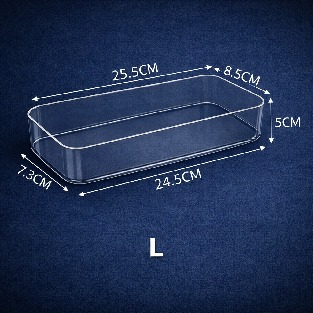 HADI Storage Boxes – Clear Edition (4pcs)