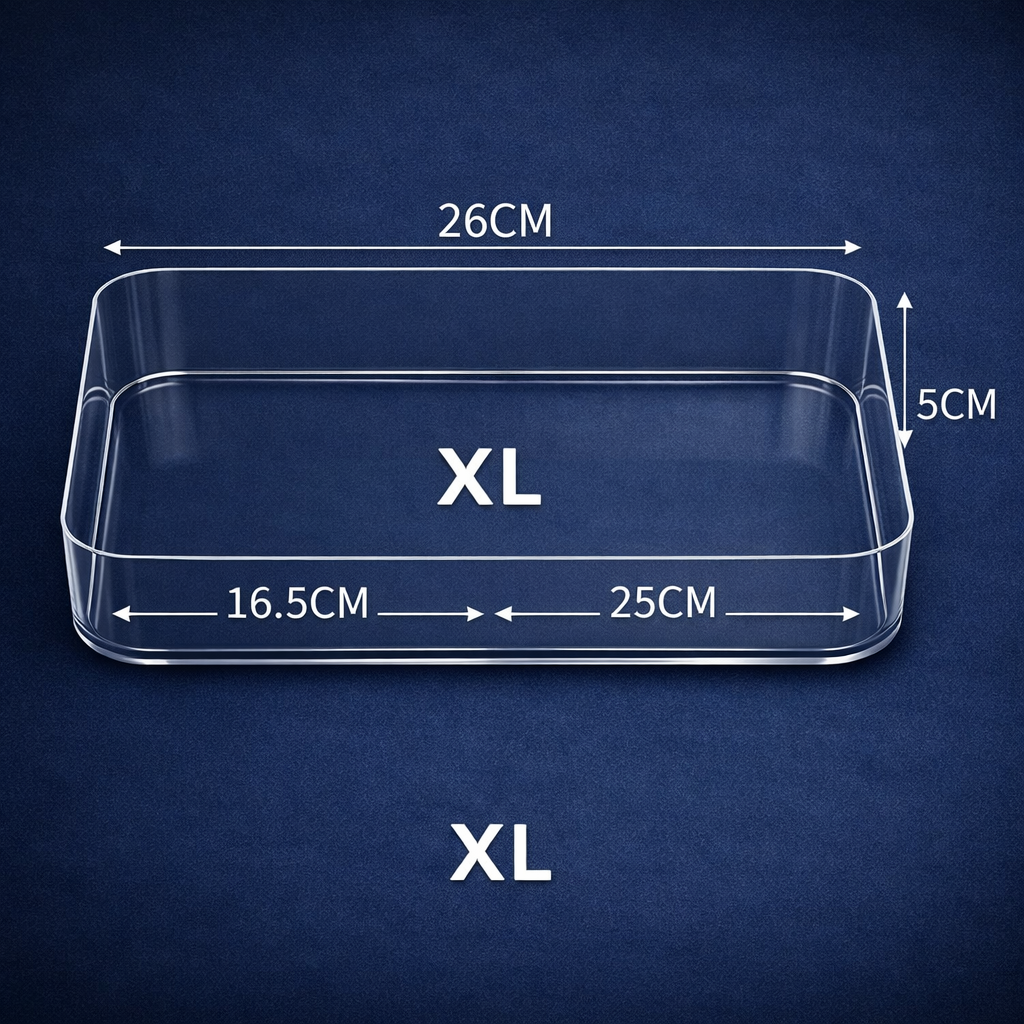 HADI Storage Boxes – Clear Edition (4pcs)