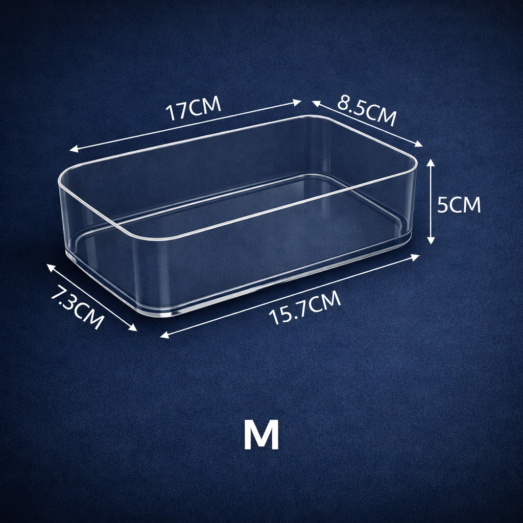 HADI Storage Boxes – Clear Edition (4pcs)